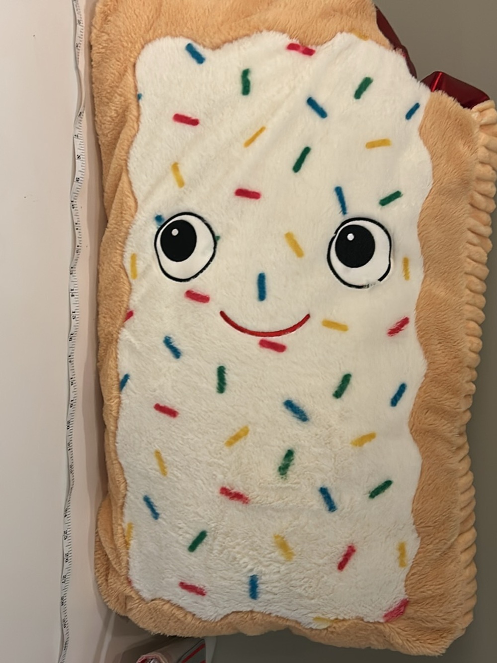 Pop tart Plush Pillow - Beige & White from Walmart